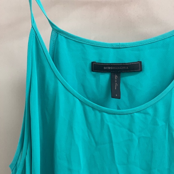 BCBGMAXAZRIA High/Low Georgette Midi Dress - Picture 3 of 5